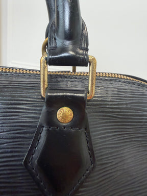 Louis Vuitton Black Epi Leather Alma PM Bag