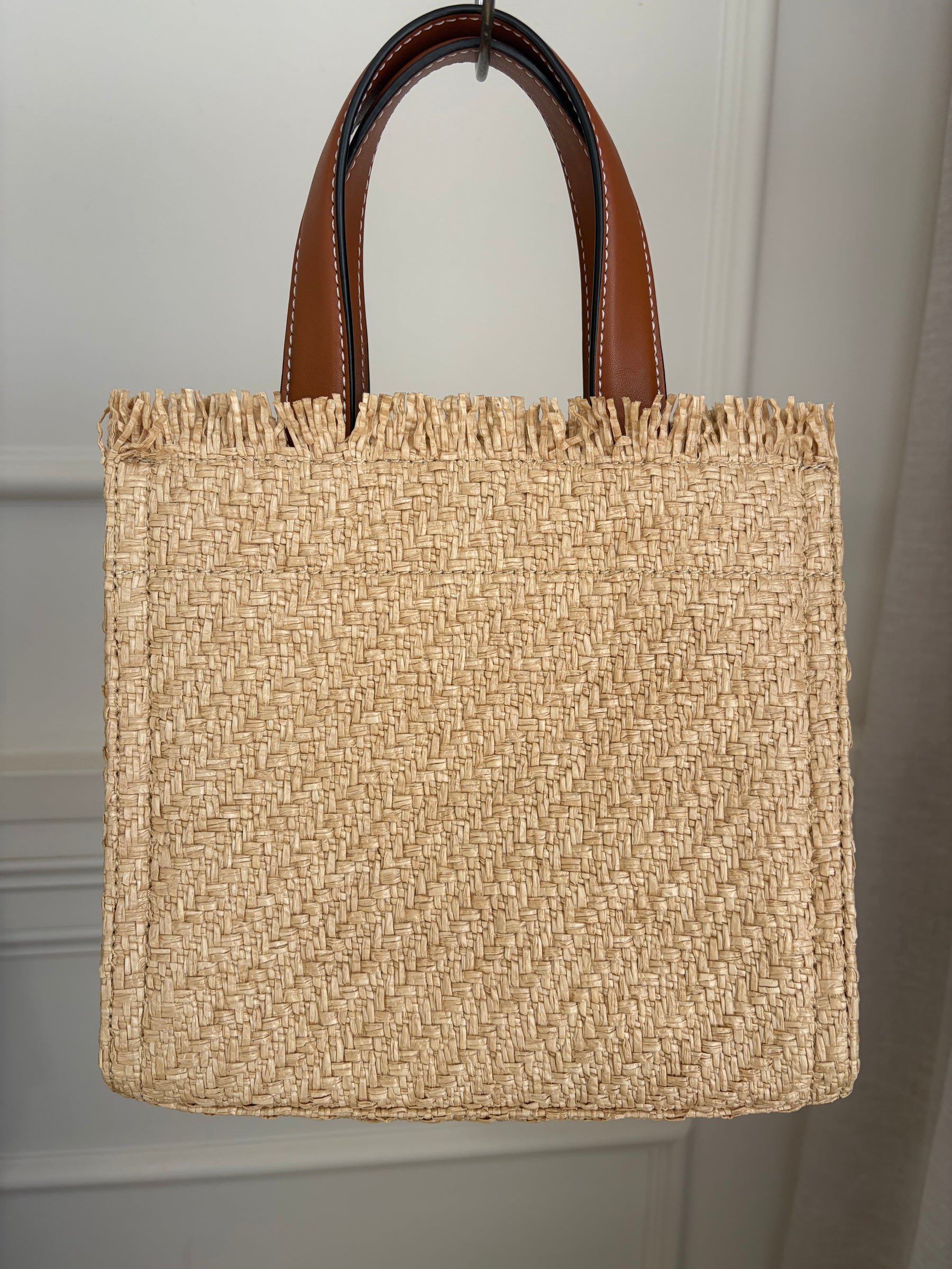 Oroton Raffia Mini Tote