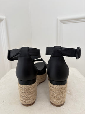 Hermès Elda Espadrille Black, 35