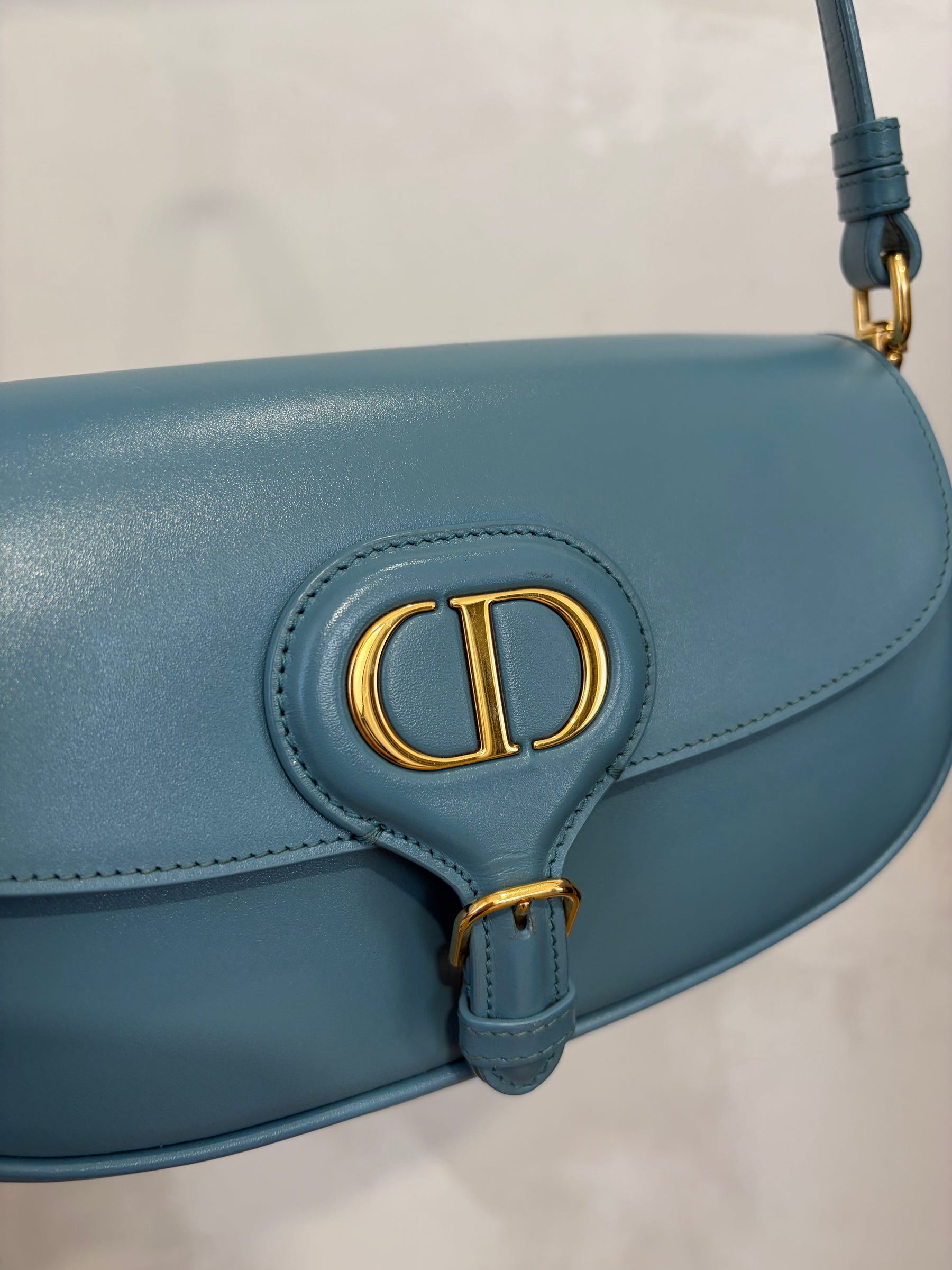 Dior Powder Blue Bobby East West Bag