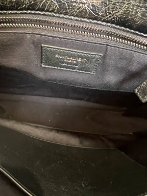 Saint Laurent Black Leather Medium Nikki Bag