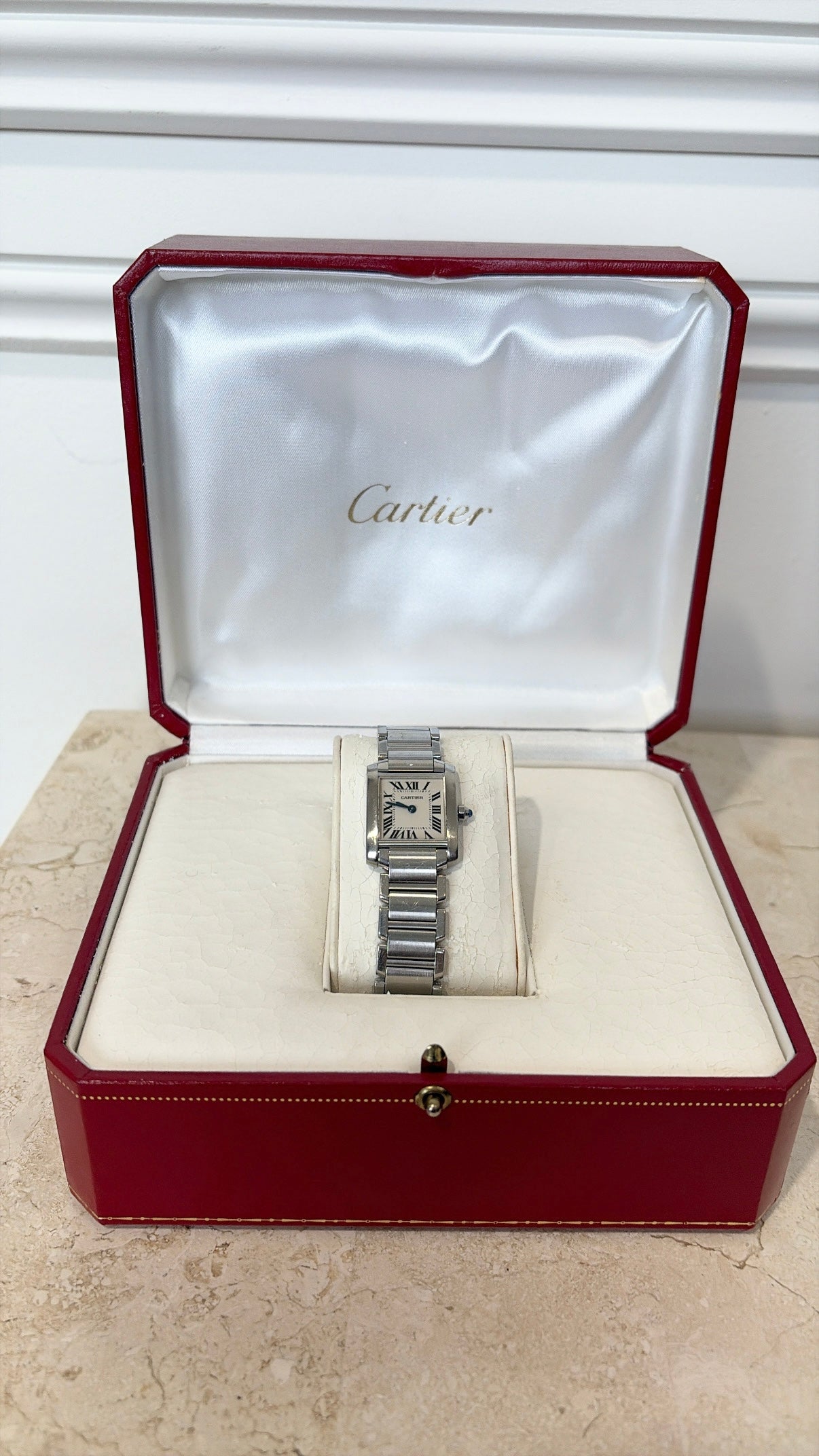Cartier Stainless Steel Tank Francaise Watch