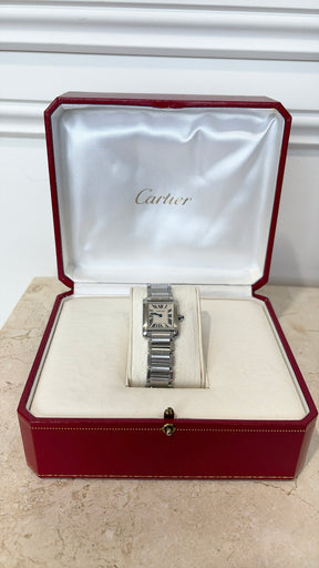 Cartier Stainless Steel Tank Francaise Watch