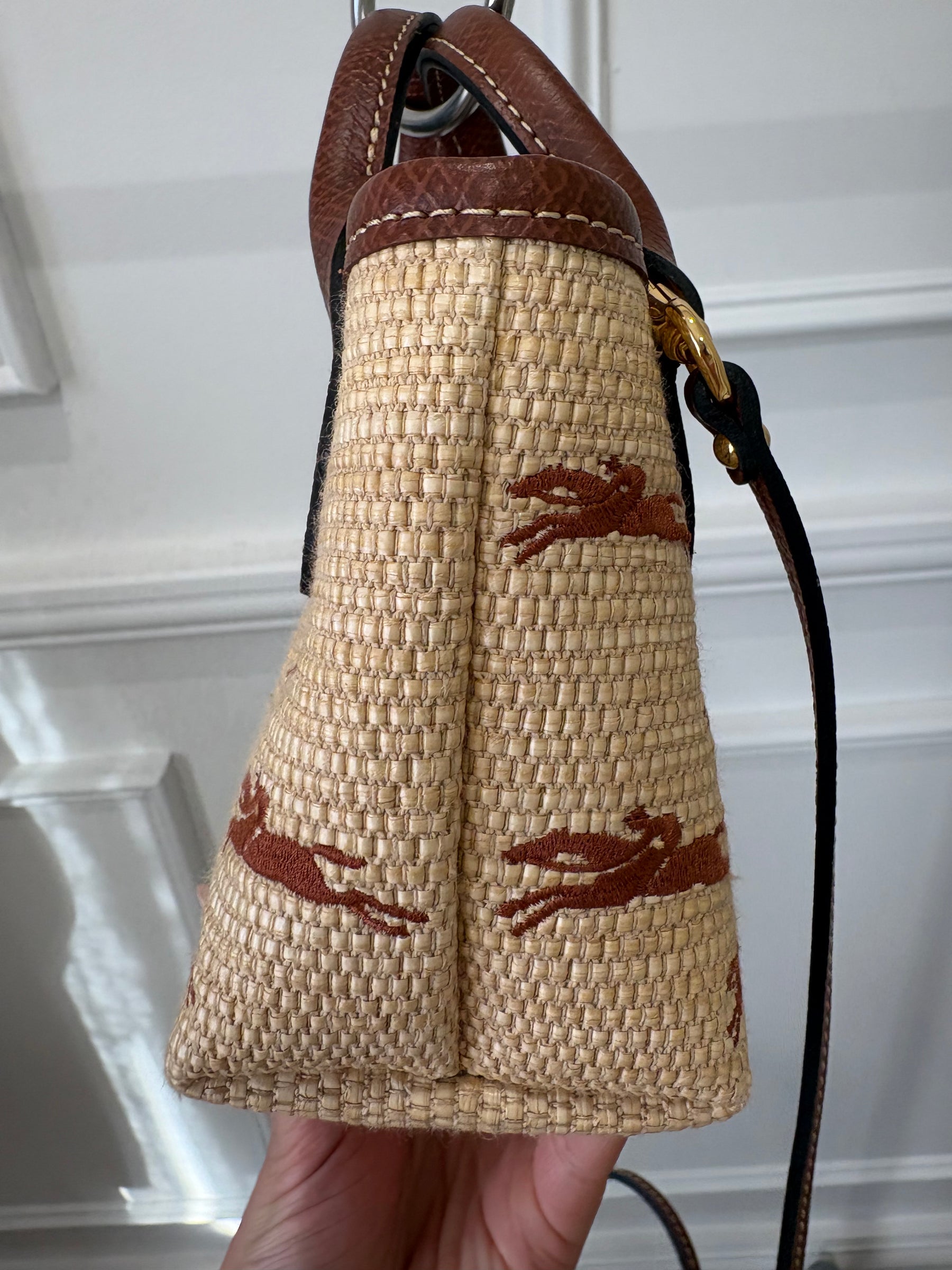 Longshamp Le Panier Pliage basket Bag Natural, XS