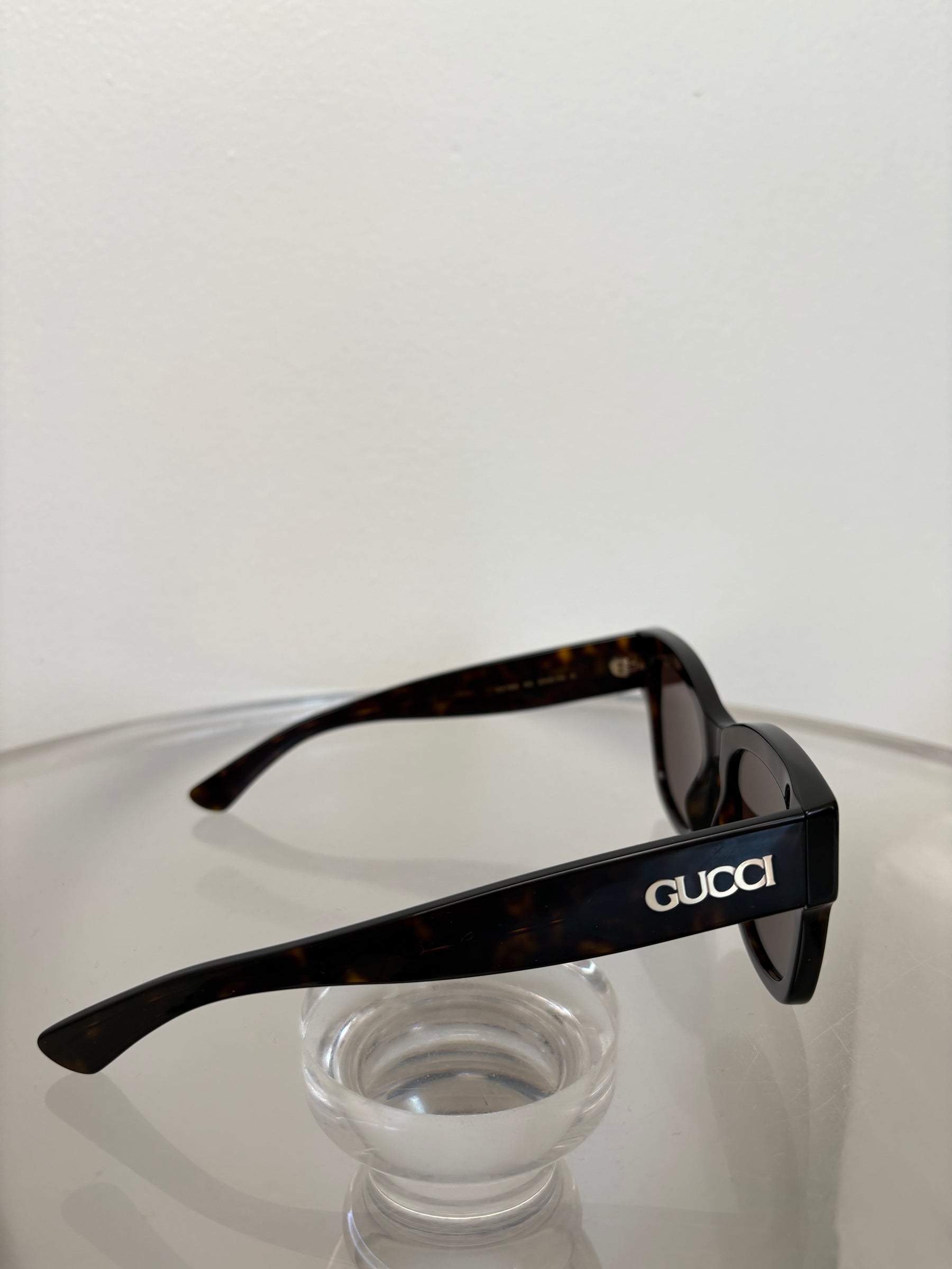 Gucci Tortoishell Oversized Sunglasses