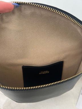 Isabel Marant Black Leather Skano Belt Bag