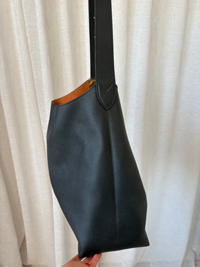 Louis Vuitton Black Leather Low Key Hobo MM
