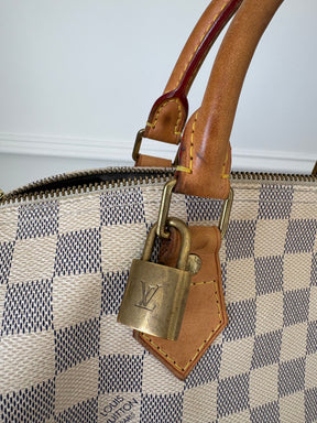 Louis Vuitton Damier Azure Speedy 30