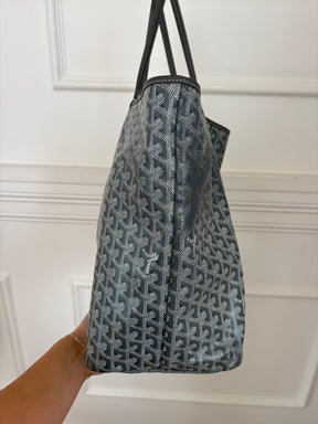 Goyard Saint Louis Coated Canvas GM Tote Bag Grey