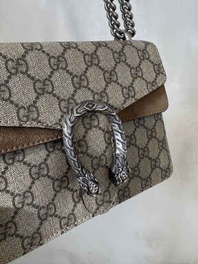 Gucci Supreme Canvas Monogram Mini Dionysus Bag