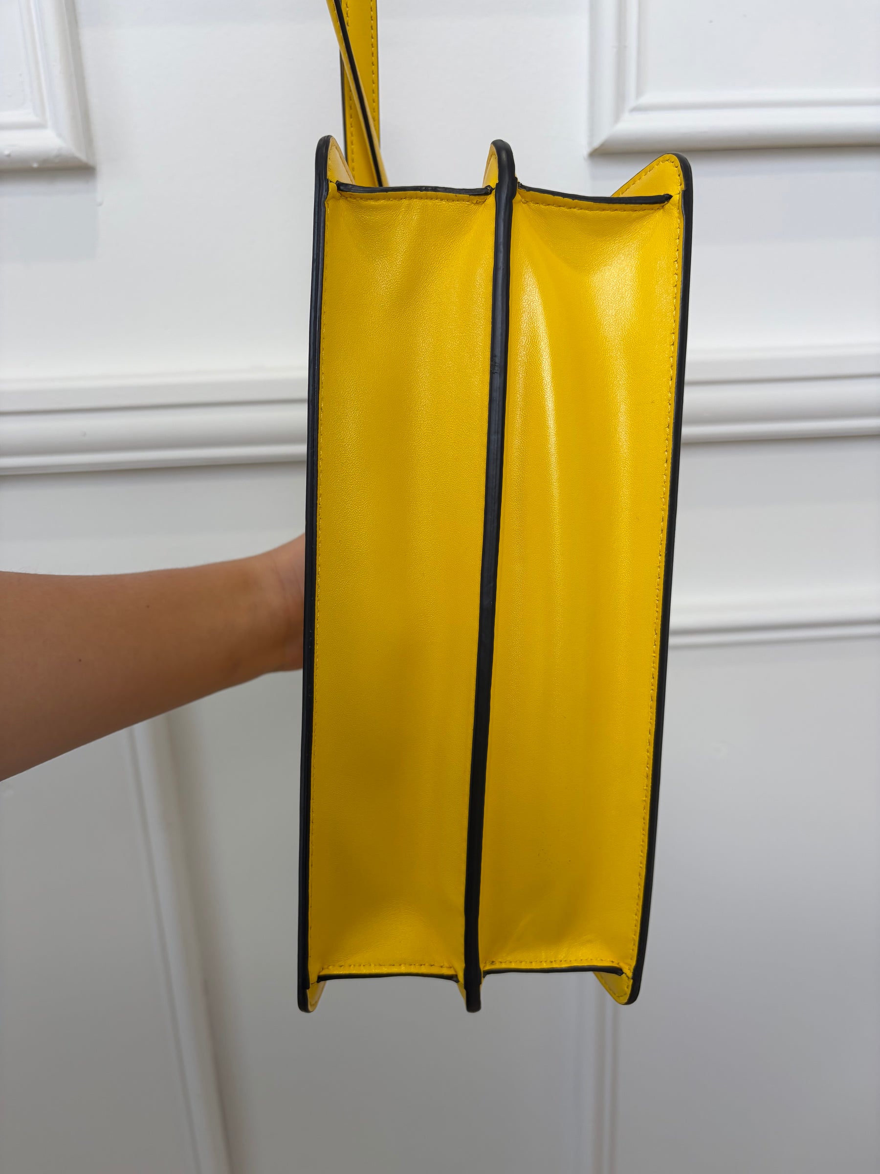 Fendi Yellow Leather ISeeU East-West Peekaboo