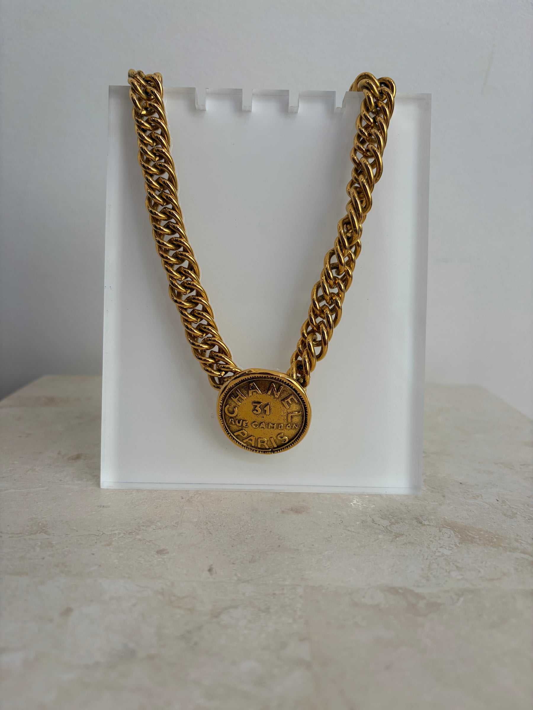 Chanel Rue Cambon Paris Chocker Gold