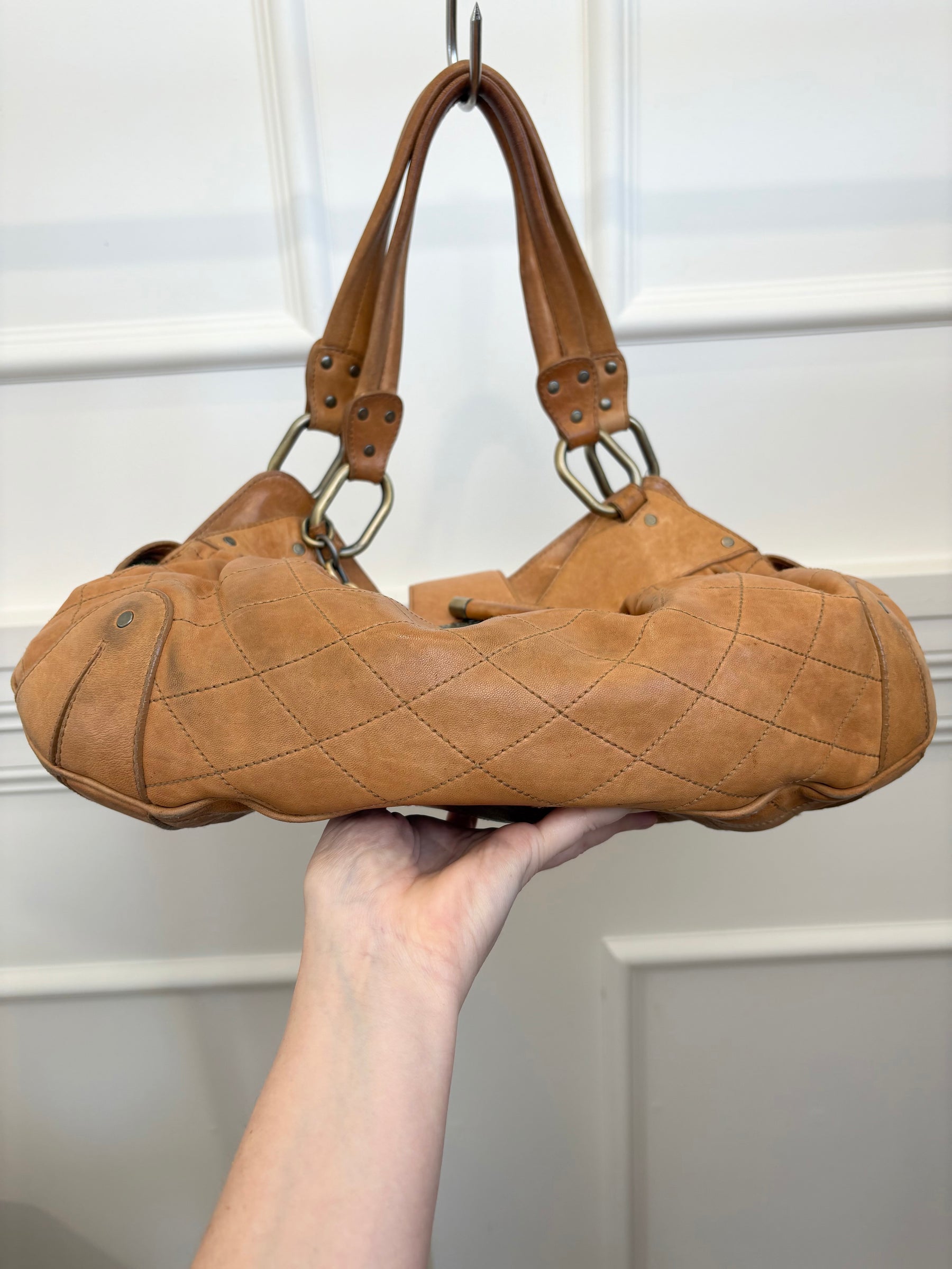 Bally Brown Leather Shoulder Bag