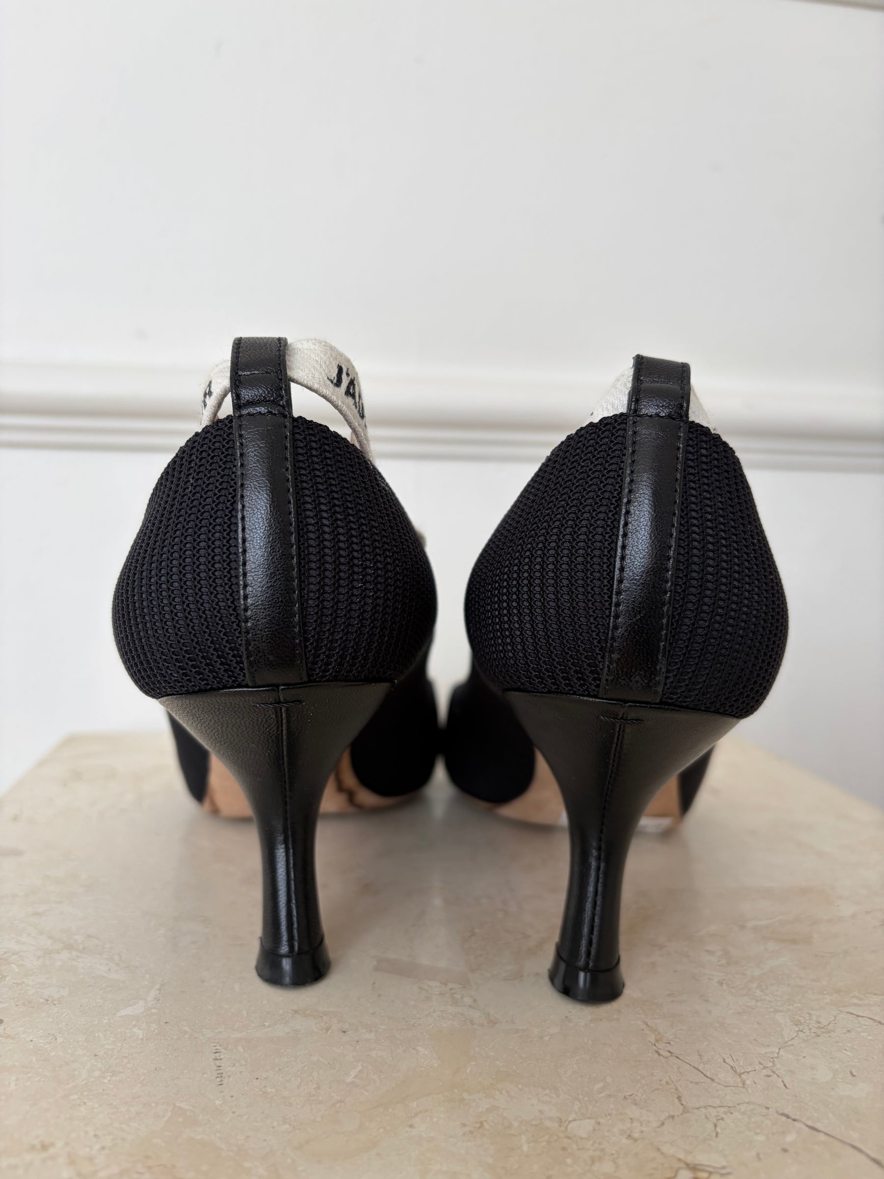 Dior Black Technical J'adior Pump, 38 D