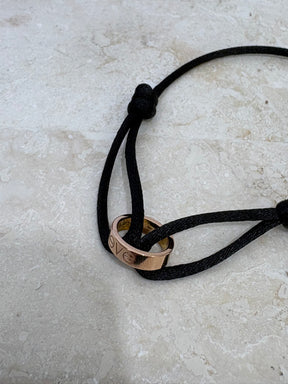 Cartier Black Silk Cord Love Bracelet