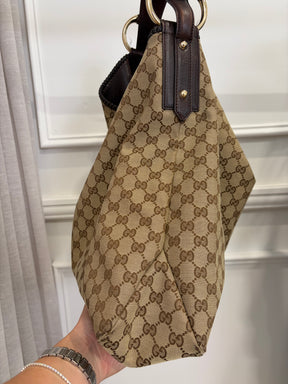 Gucci Monogram Hobo Bag