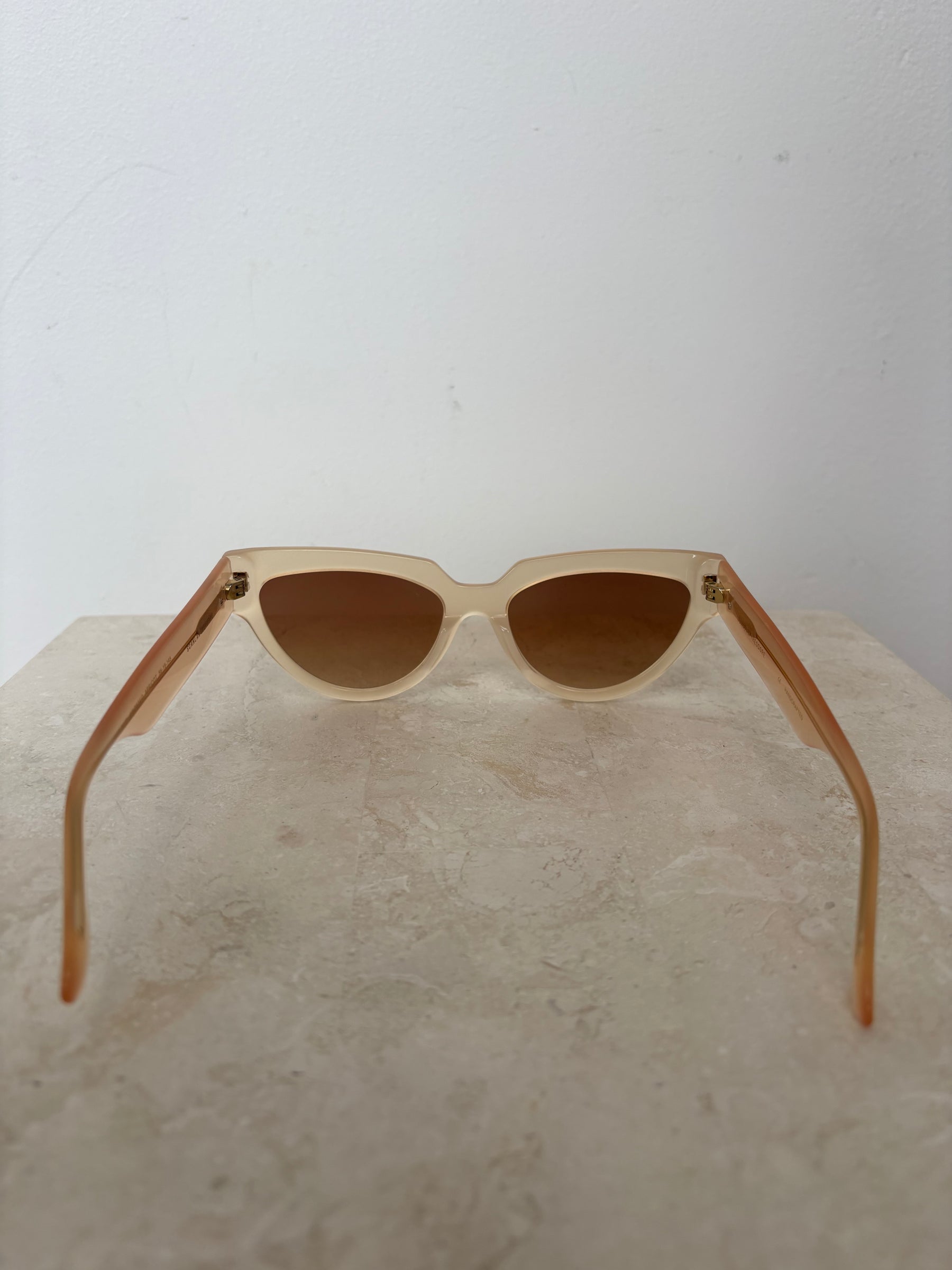 Scanlan Theodore Peach Cat Eye Sunglasses
