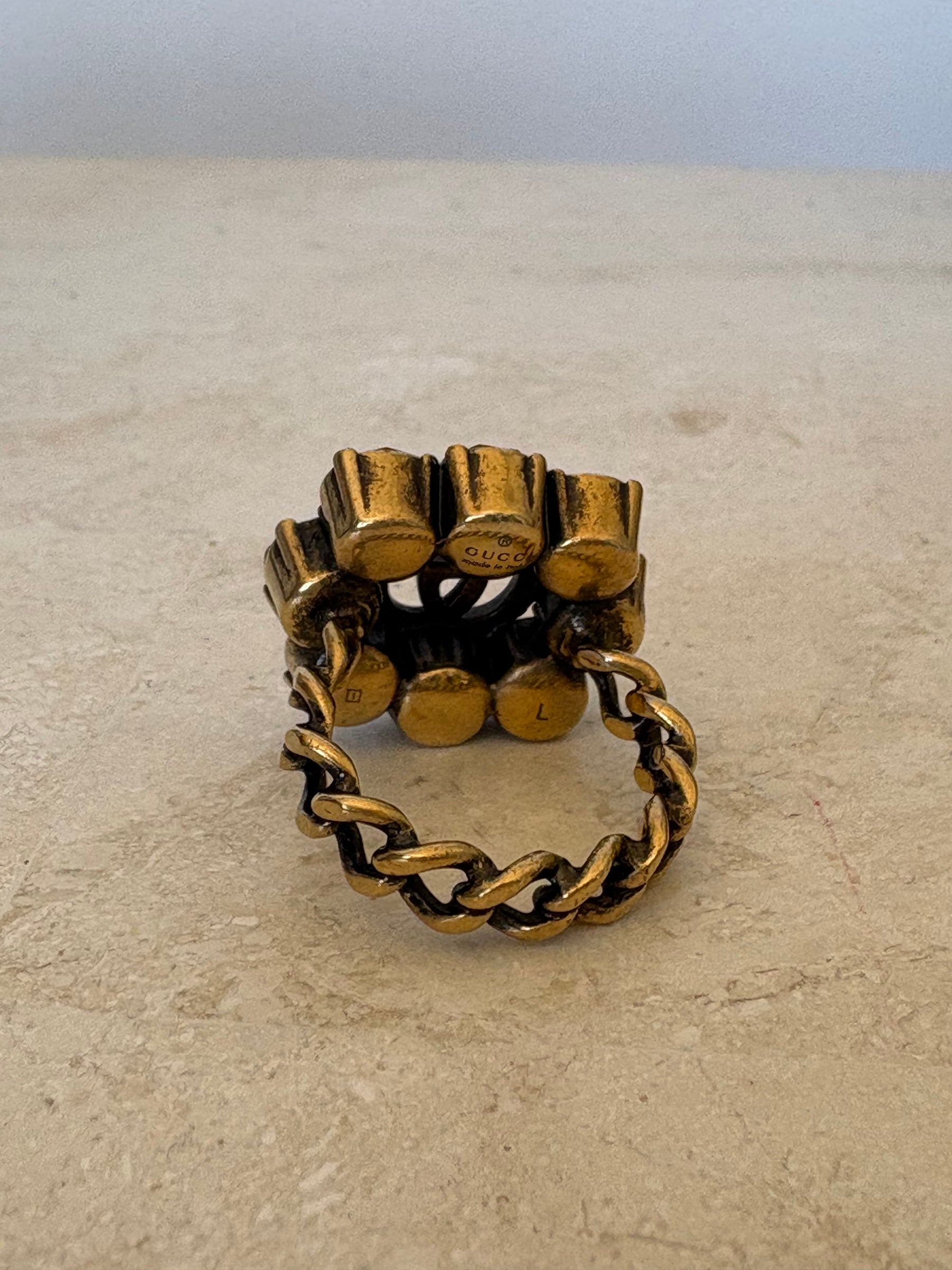 Gucci GG Crystal Ring, 23