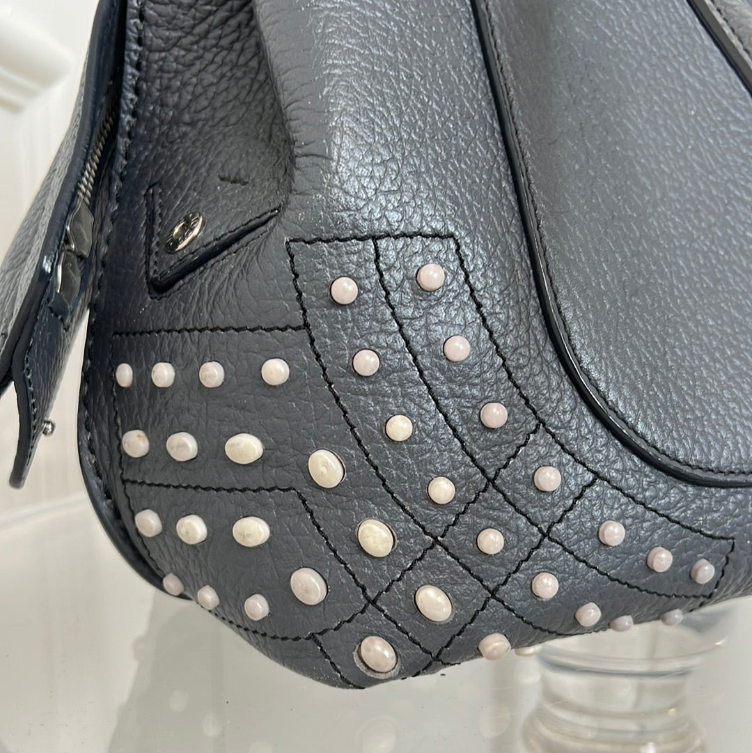 Tods Dark Grey Wave Bag