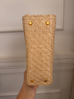 Oroton Raffia Mini Tote