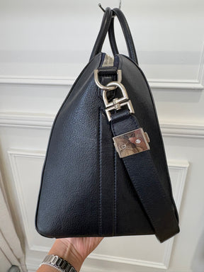 Givenchy Navy Leather Medium Antigona Bag