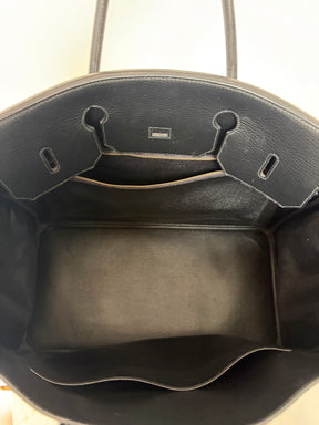 Hermès Birkin 40 in Noir Courchevel Leather