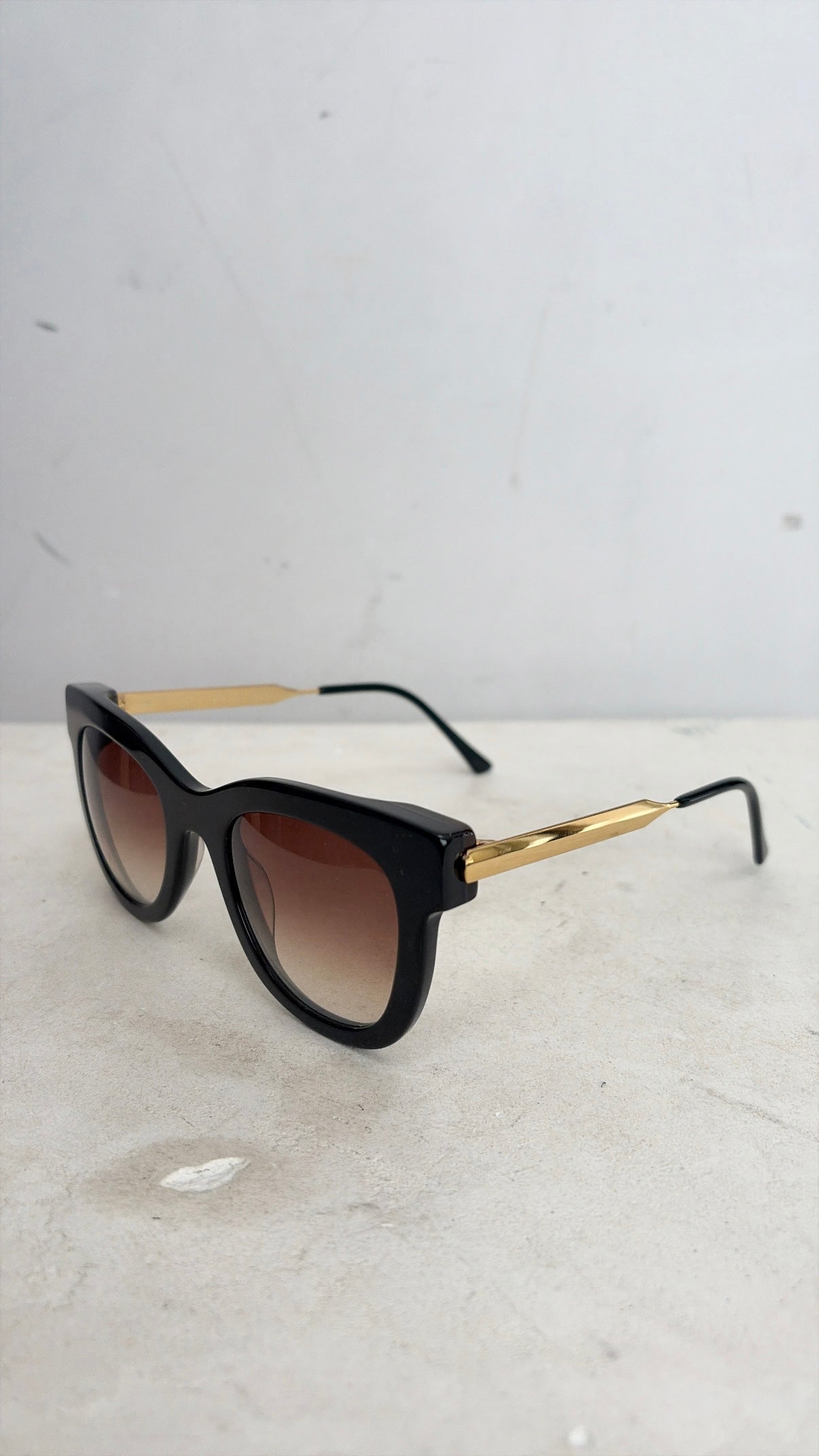 Thierry Lasry Sexxxy Sunglasses Black With Gold Hardware