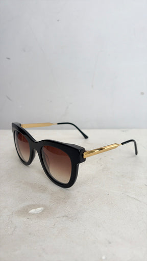 Thierry Lasry Sexxxy Sunglasses Black With Gold Hardware