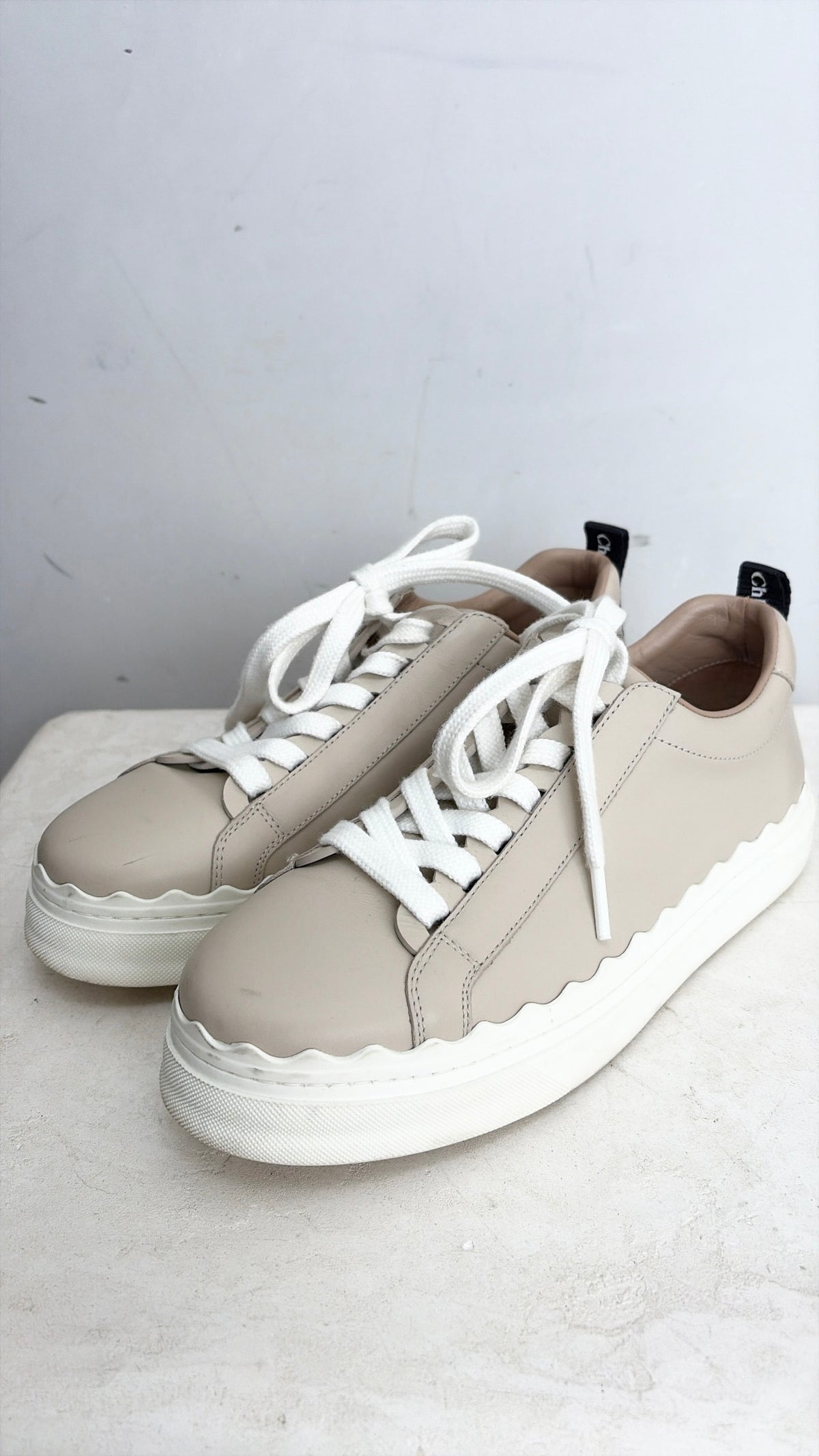 Chloé Beige Lauren Traners, 38