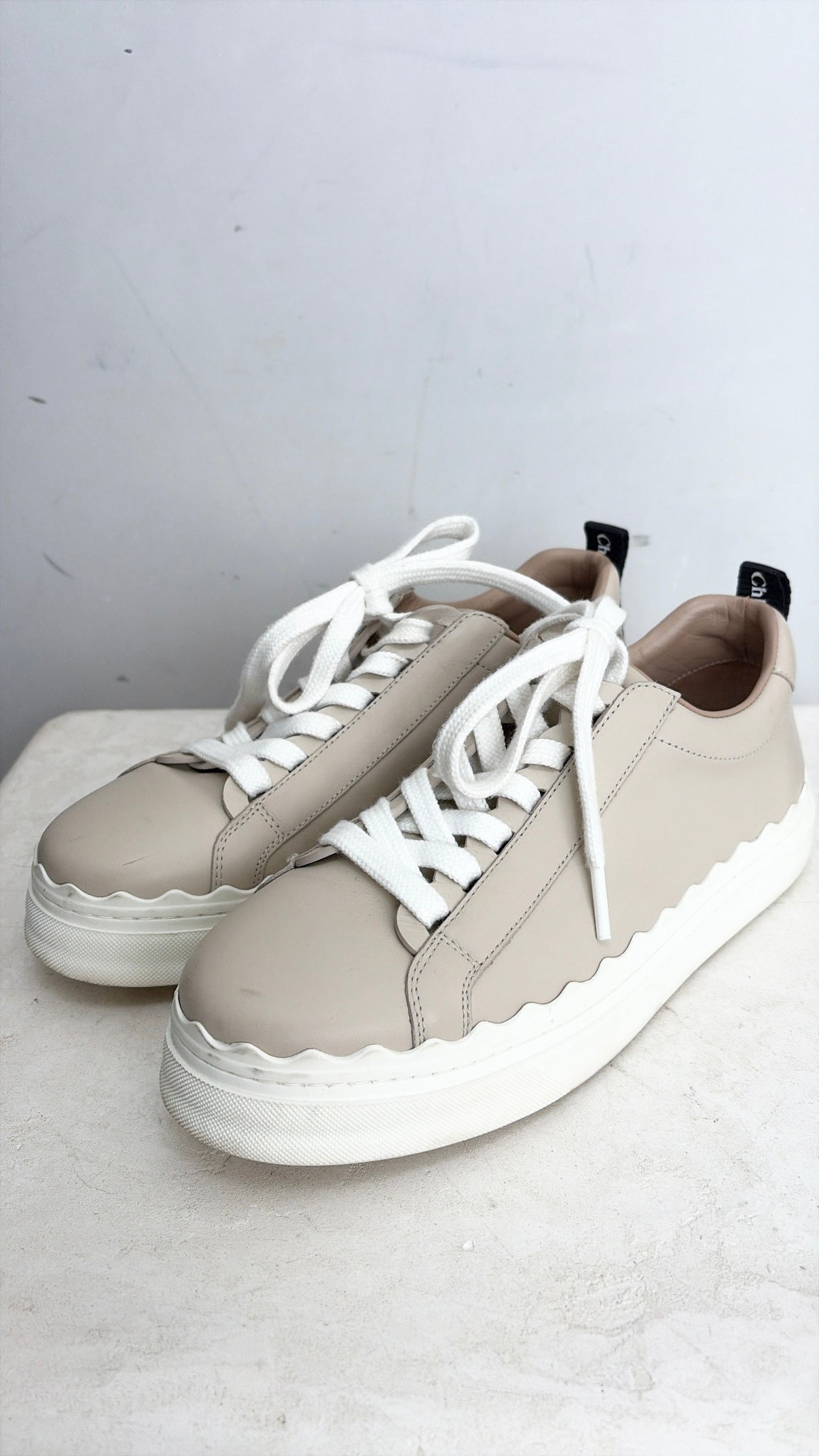 Chloé Beige Lauren Traners, 38