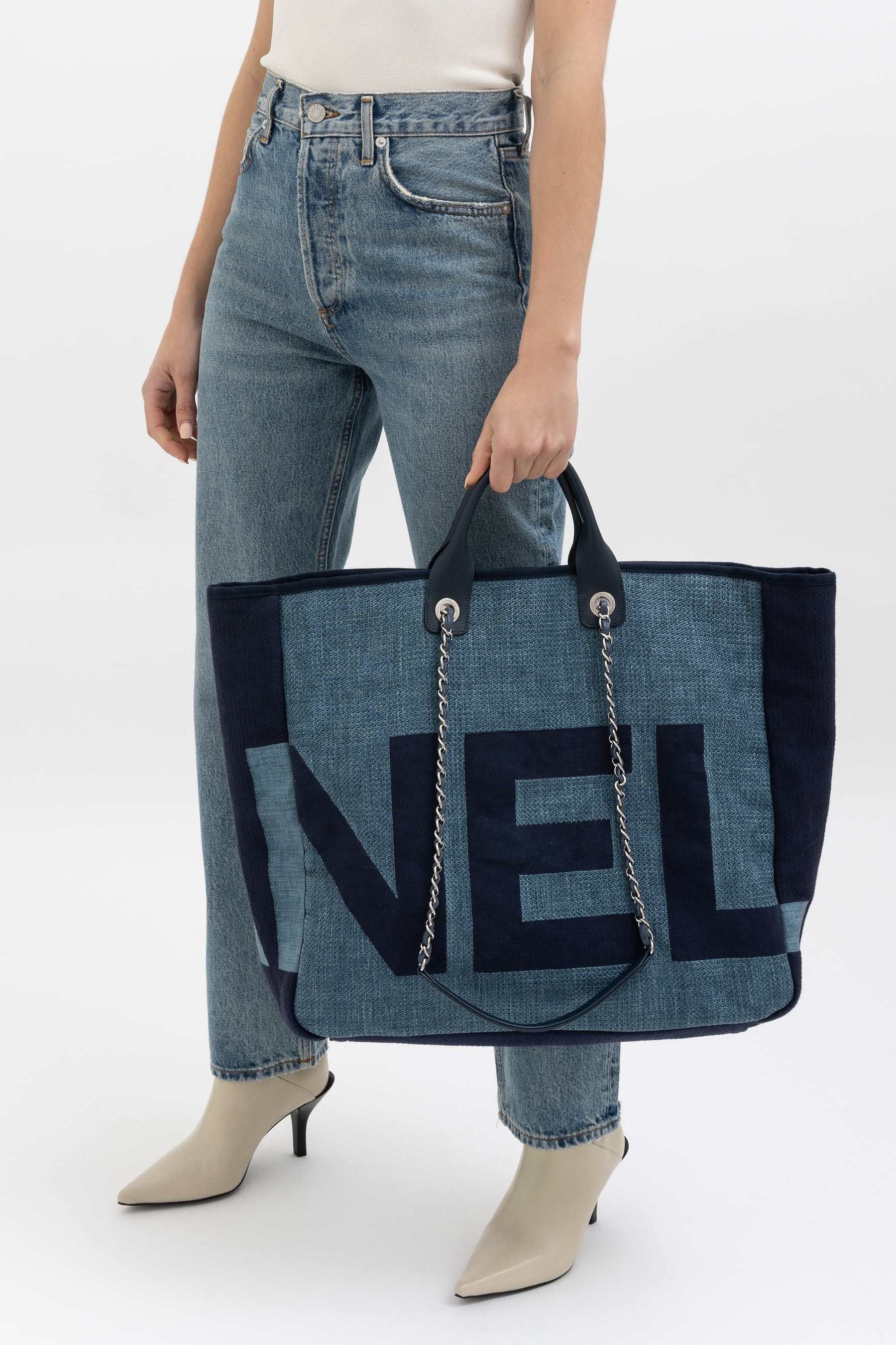 Deauville Logo Tote Bag