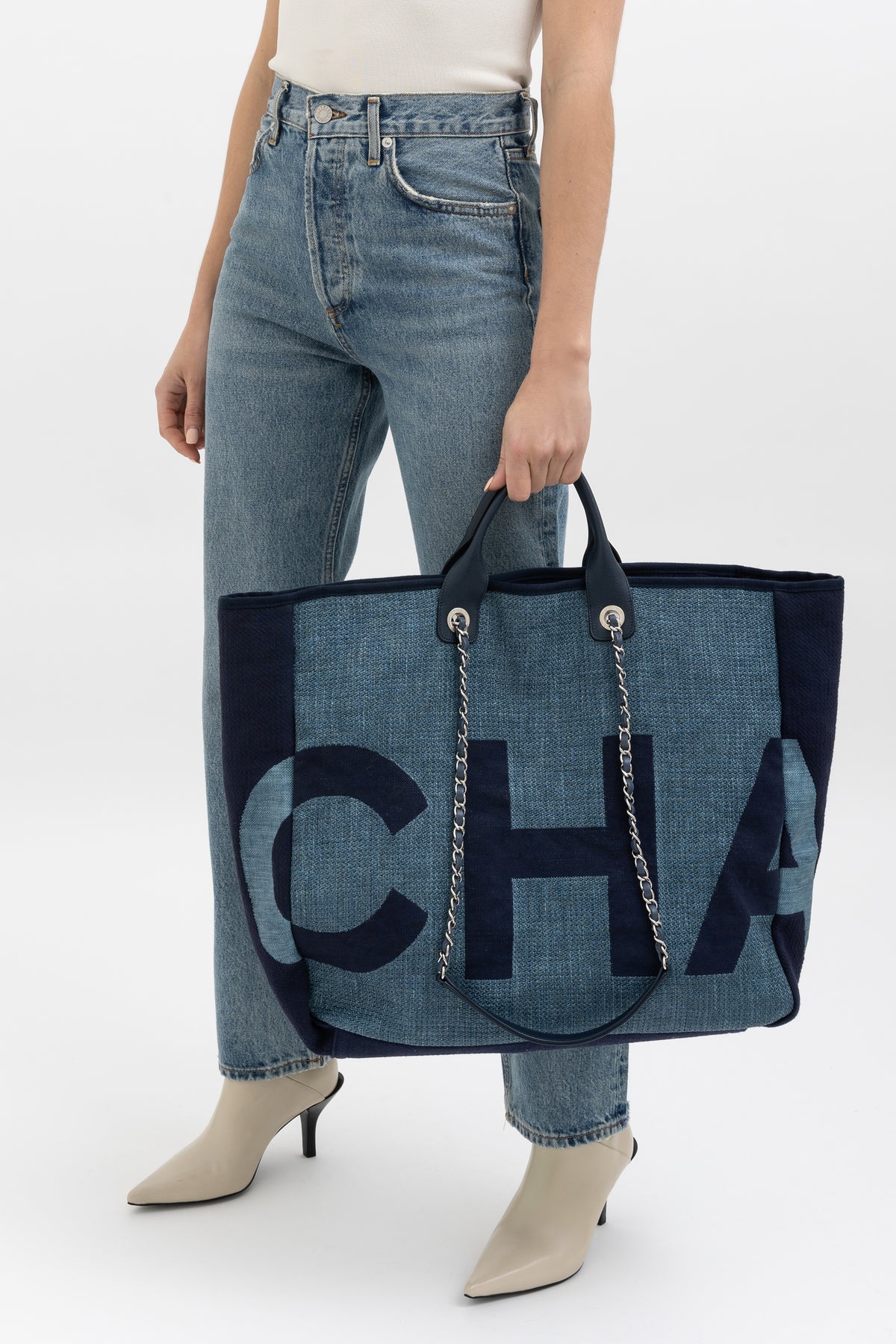 Deauville Logo Tote Bag