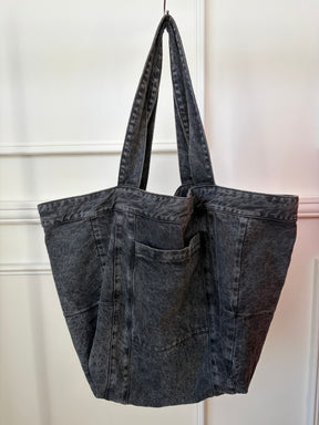 American Vintage Charcoal Denim Bag