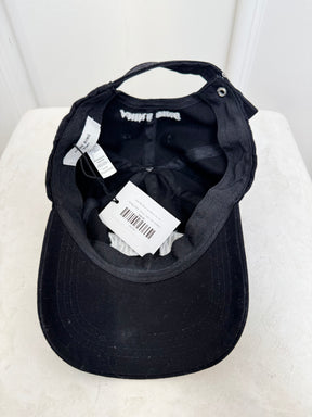 Anine Bing Black and White Logo Cap