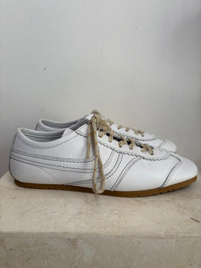 Dries van Noten Pannelled Leather Sneakers, 38