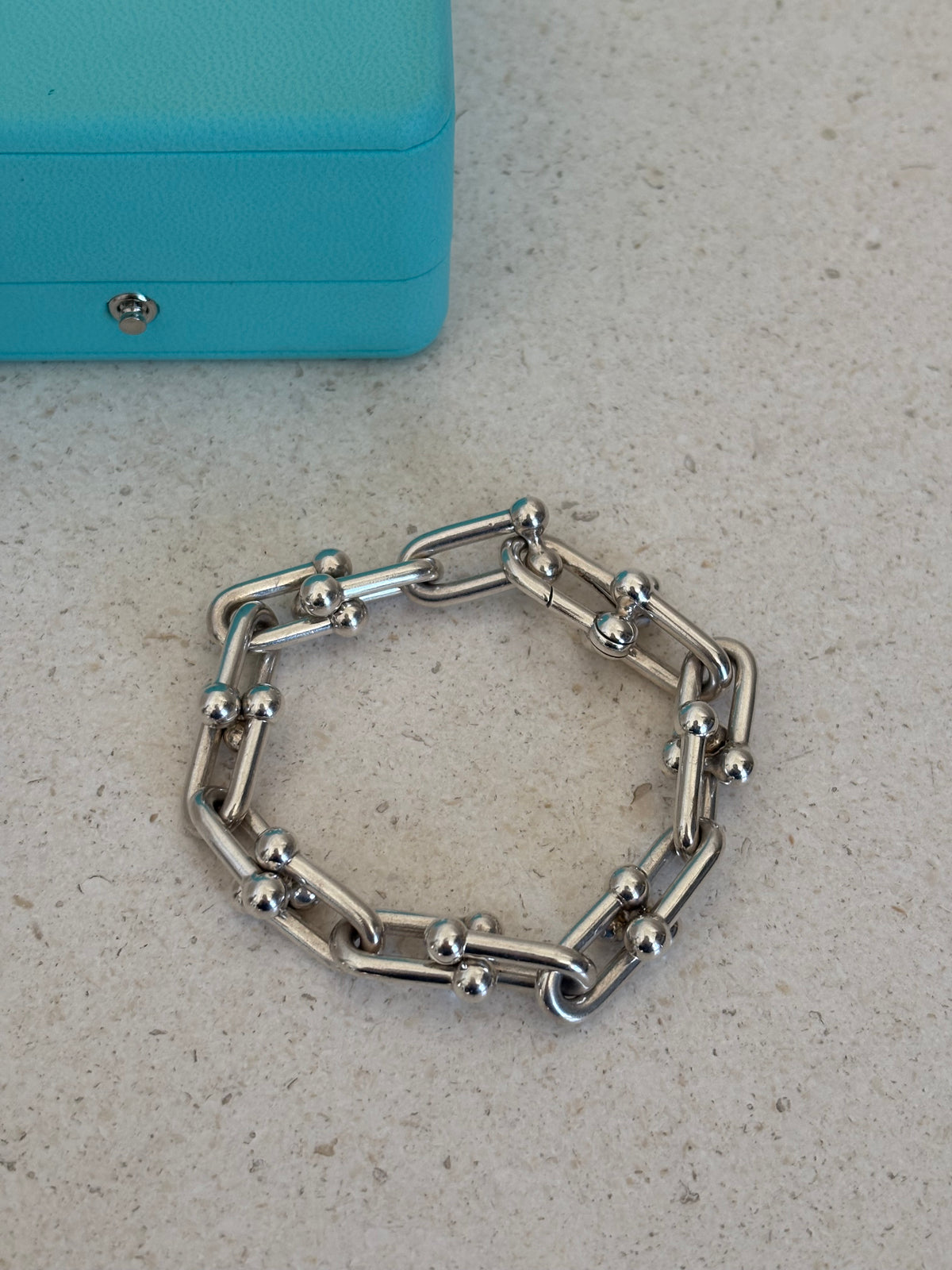 Tiffany & Co. Sterling Silver Large Link Bracelet