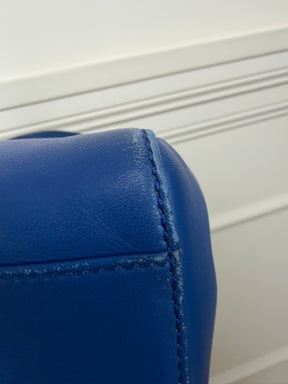 Fendi Blue Leather Mini Peekaboo