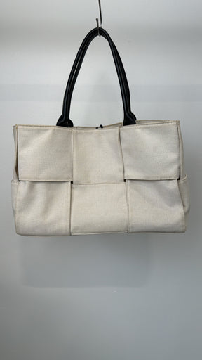 Bottega Veneta Arco Canvas Tote Bag