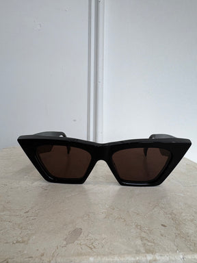 Phoebe Philo Black Peak Cat Eye Sunglasses