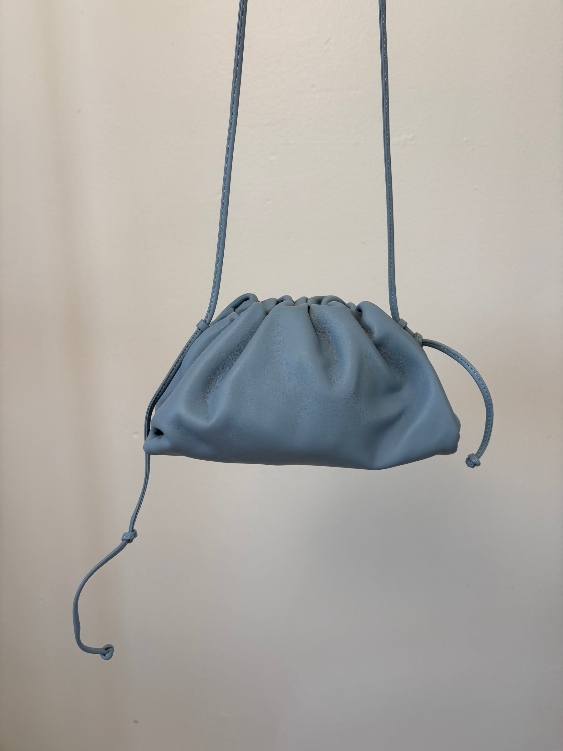 Bottega Veneta The Mini Pouch Crossbody Bag Blue