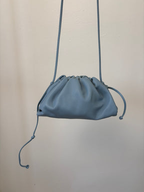 Bottega Veneta The Mini Pouch Crossbody Bag Blue