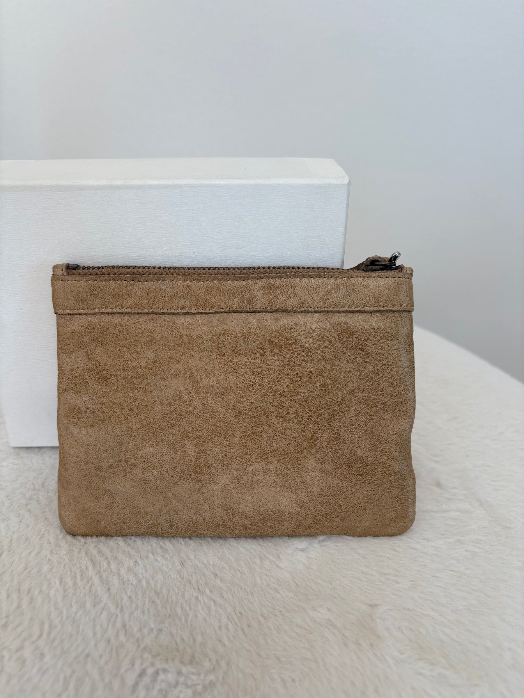 Balenciaga Wallet In Taupe