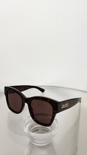 Gucci Tortoishell Oversized Sunglasses