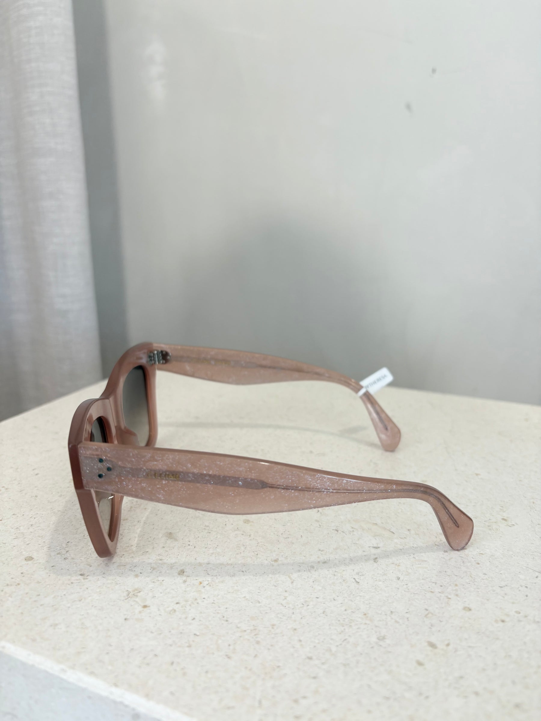 Celine Pink Glitter Sunglasses