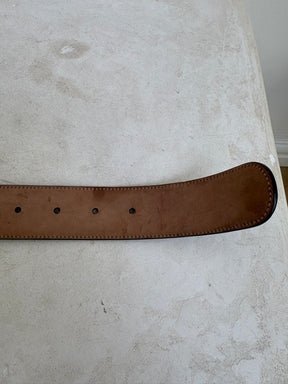 Gucci Black Leather Blondie Belt, 70