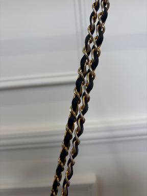 Chanel Navy Lambskin Leather Shoulder Camera Bag