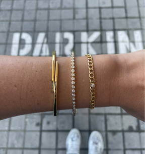 Goldie Paris Chloe Bangle with Diamonds