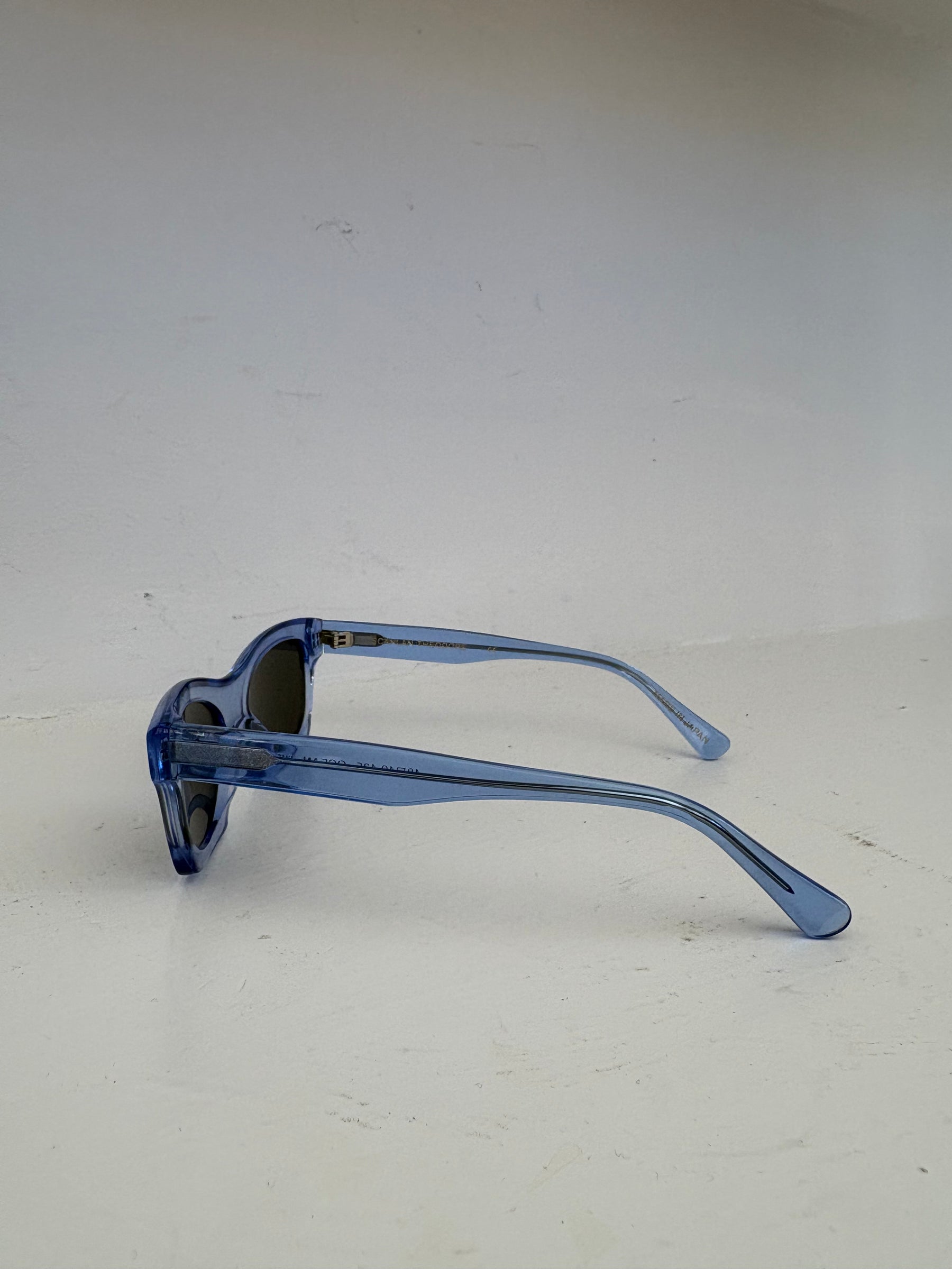 Scanlan Theodore Blue Acetate Cat Eye Sunglasses