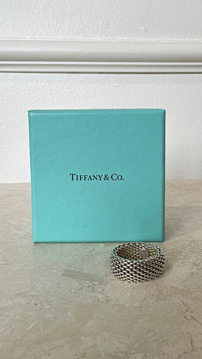 Tiffany & Co. Sterling Silver Somerset Ring, 60