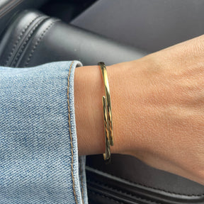 Goldie Paris Gold Open Wrap Bangle
